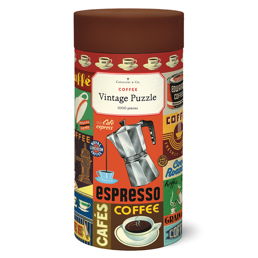 Puzzle Cavallini Coffee 1000 piezas