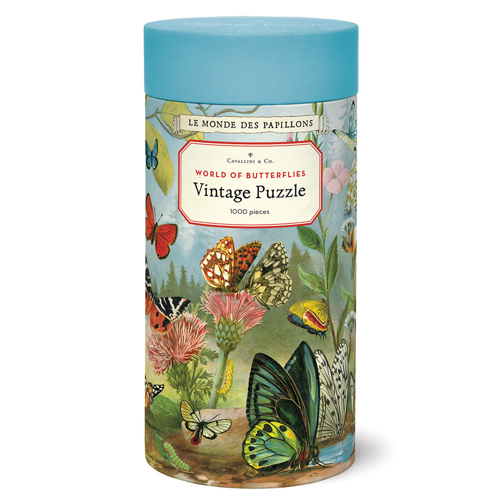 Puzzle Cavallini World of Butterflies 1000 piezas