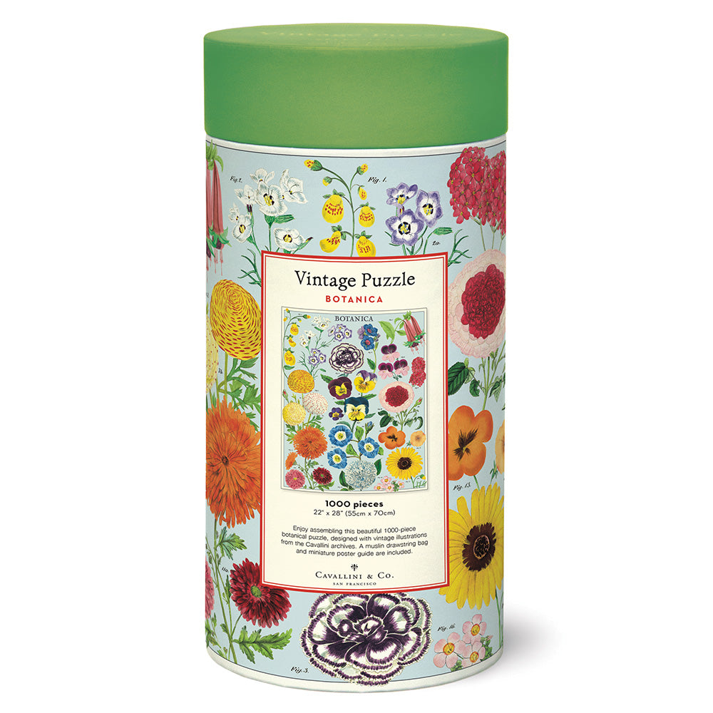 Puzzle Cavallini Botanica 1000 piezas