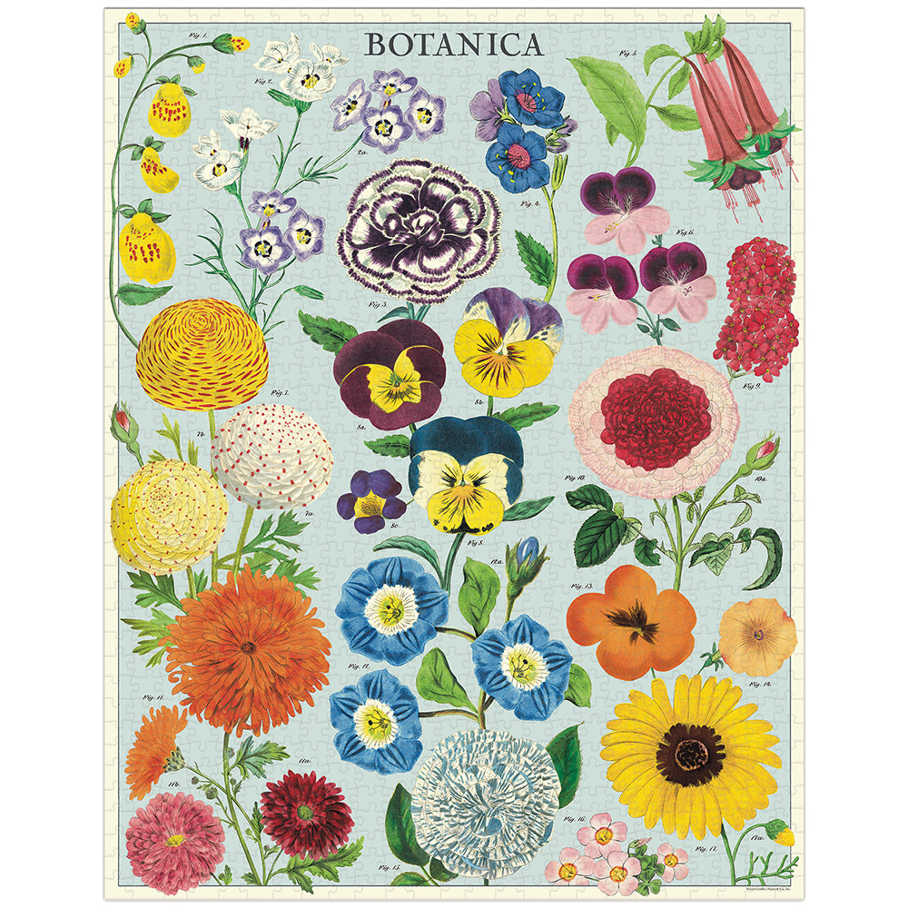 Puzzle Cavallini Botanica 1000 piezas