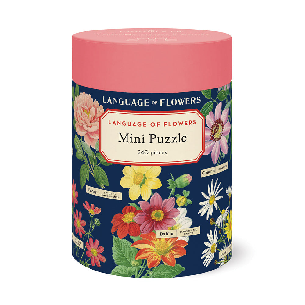Puzzle mini Cavallini Language of Flowers 240 piezas