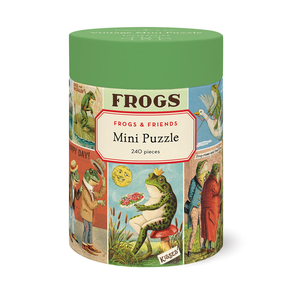 Puzzle mini Cavallini Frogs & Friends 240 piezas