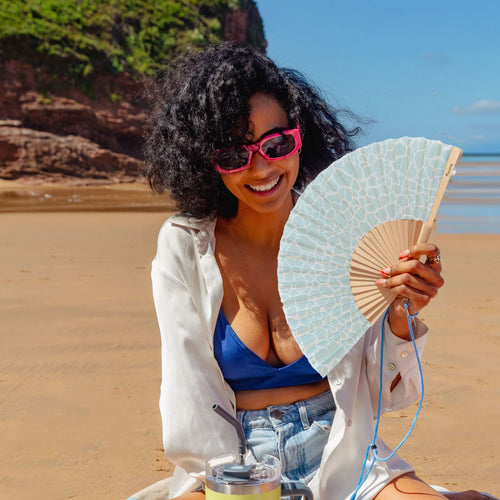 Abanico "Efecto Agua"