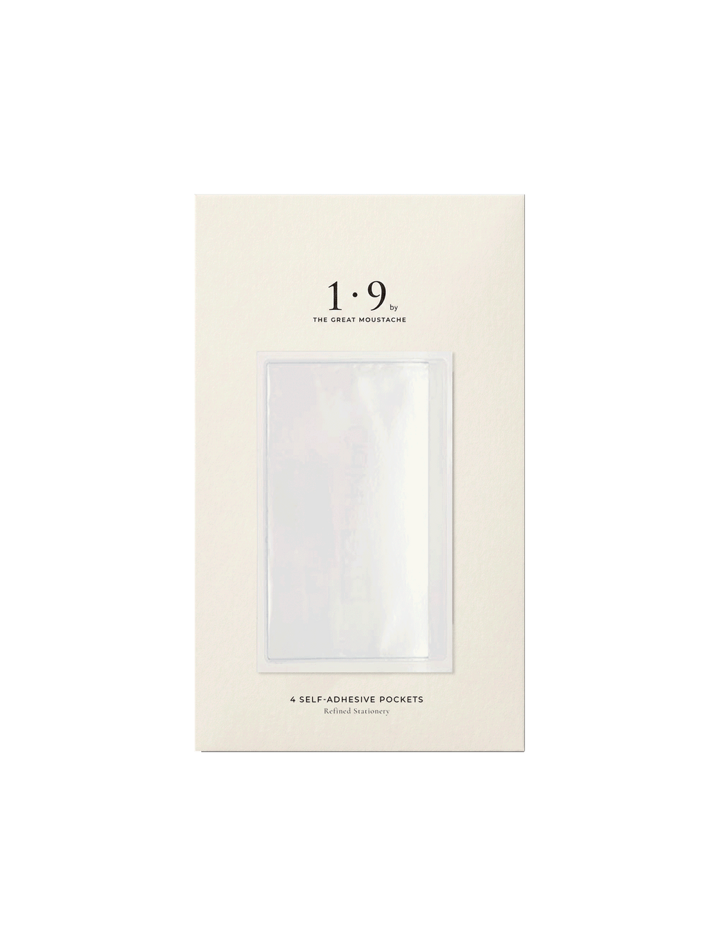 Bolsillos adhesivos transparentes 1·9 Set of 4