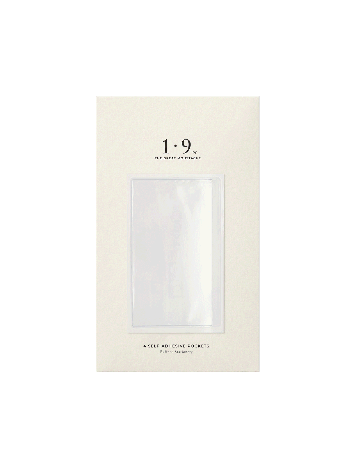 Bolsillos adhesivos transparentes 1·9 Set of 4