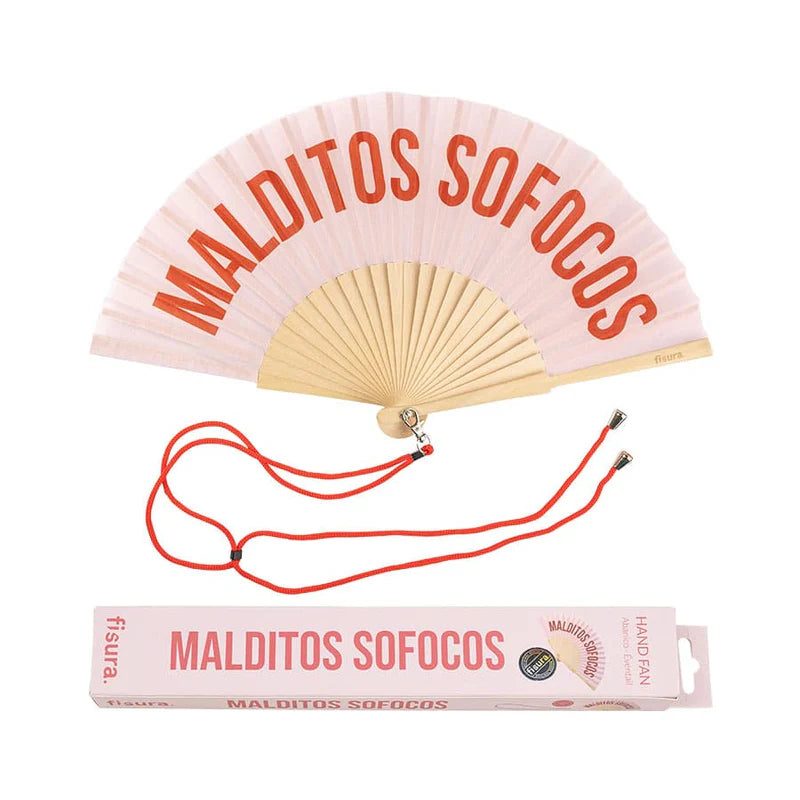 Abanico “Malditos sofocos” 🔥💃