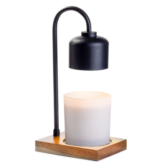 Lámpara Calentadora de Velas – Modelo Arched Wood