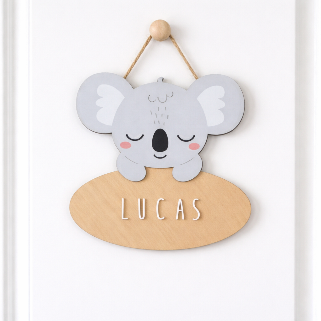 Placa Koala Personalizada