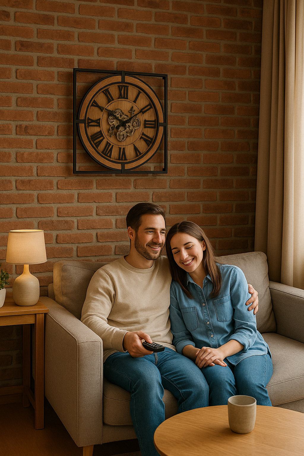 Reloj de pared grande hierro