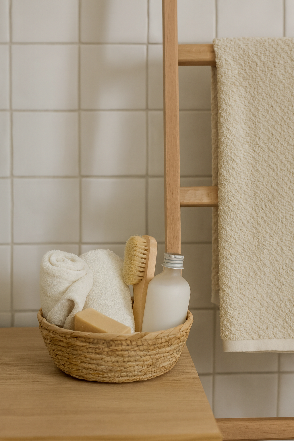 Cesta redonda de anea 🧺🌿