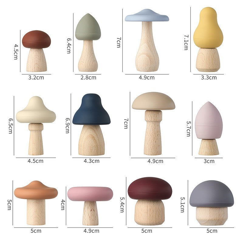 Set 12 Champis 24pcs MIWIS 🍄✨