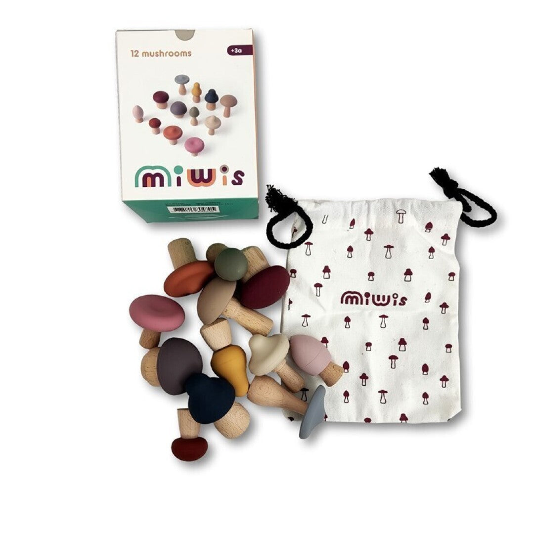 Set 12 Champis 24pcs MIWIS 🍄✨