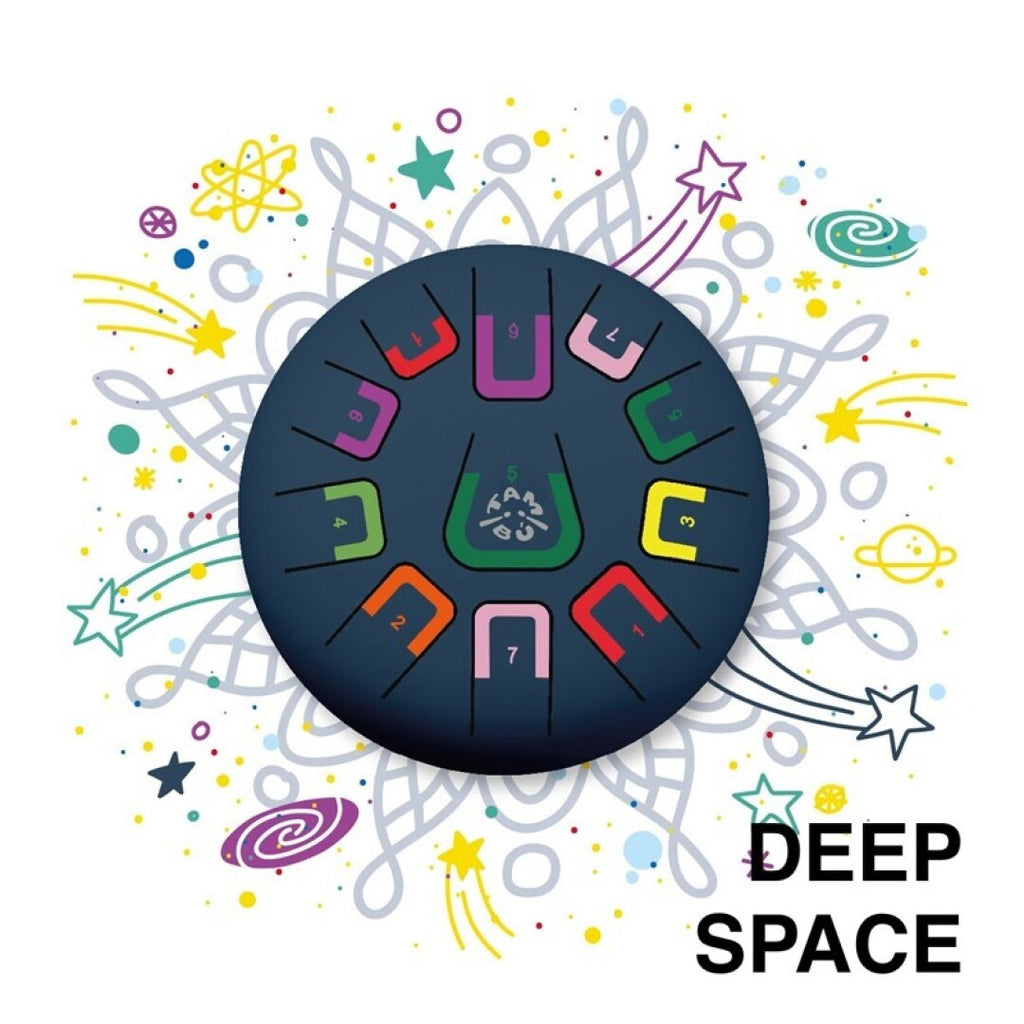 Tambú 8" 11notas - Blue grey