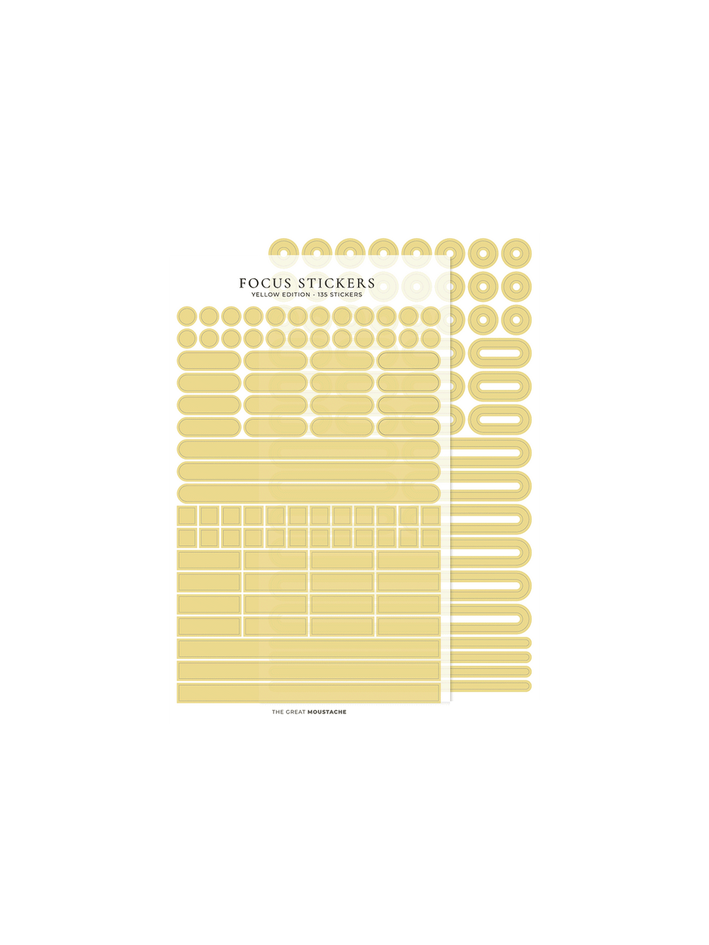Focus Inkjet Sticker Focus Stickers 1·9 Yellow – Casa de Arán