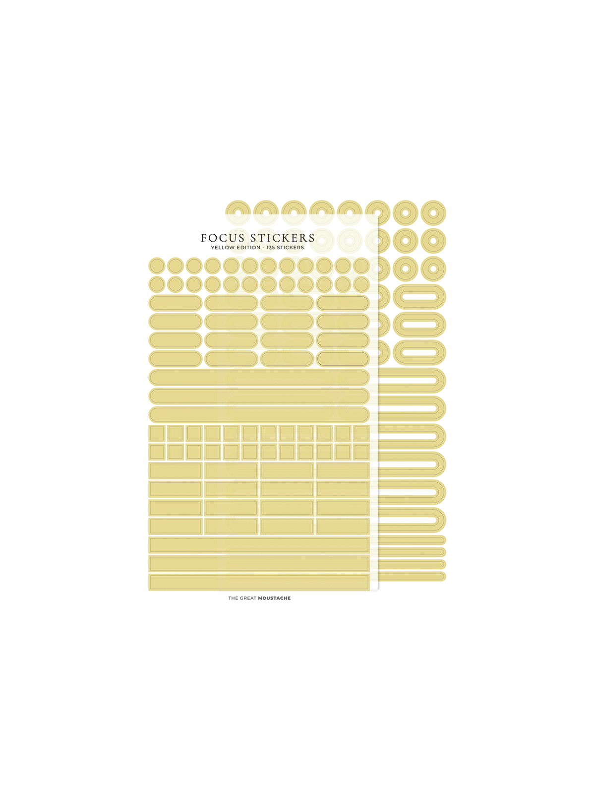 Focus Stickers 1·9 Yellow