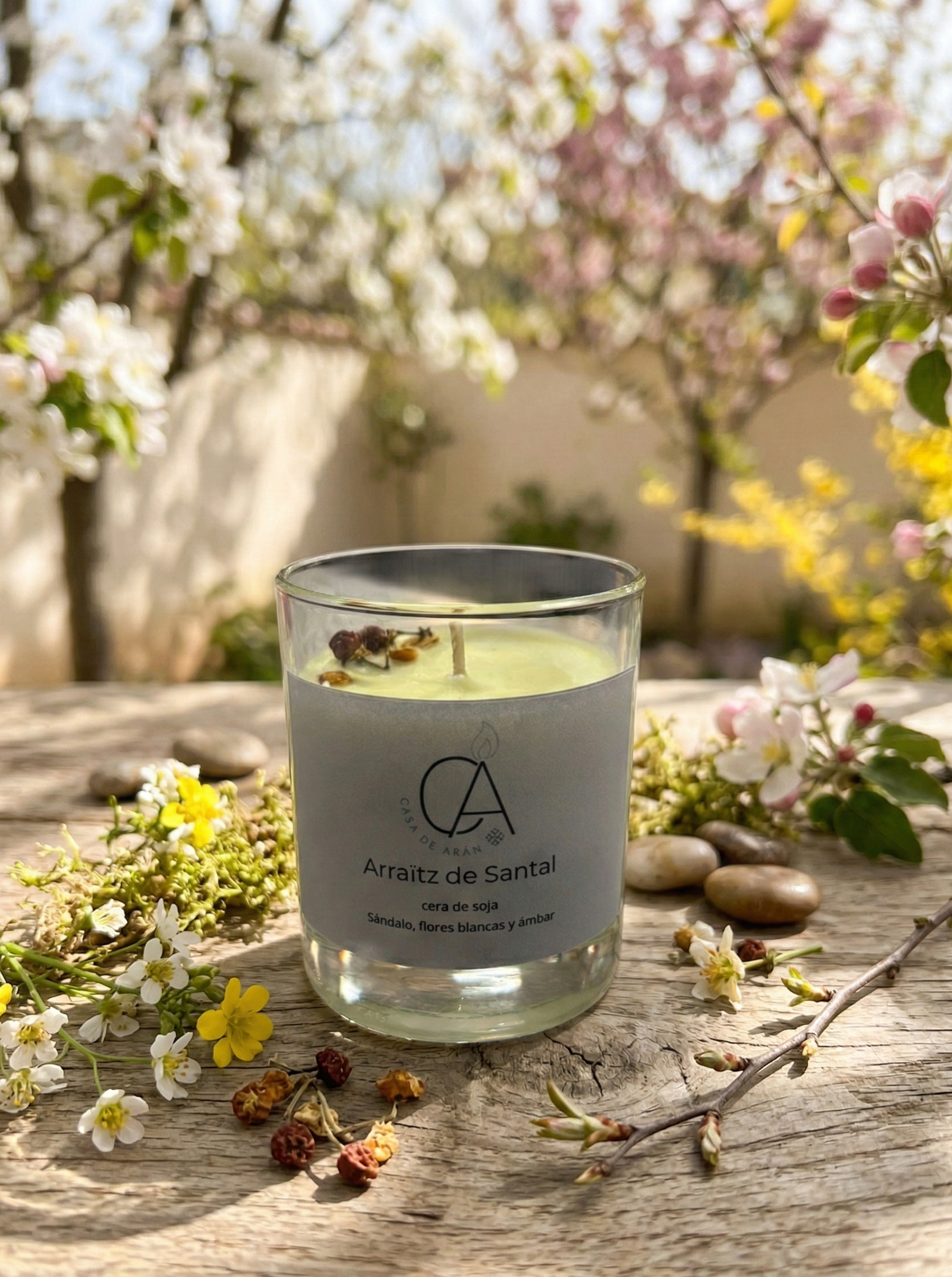 Vela Arraïtz de Santal "Raíz de sándalo"