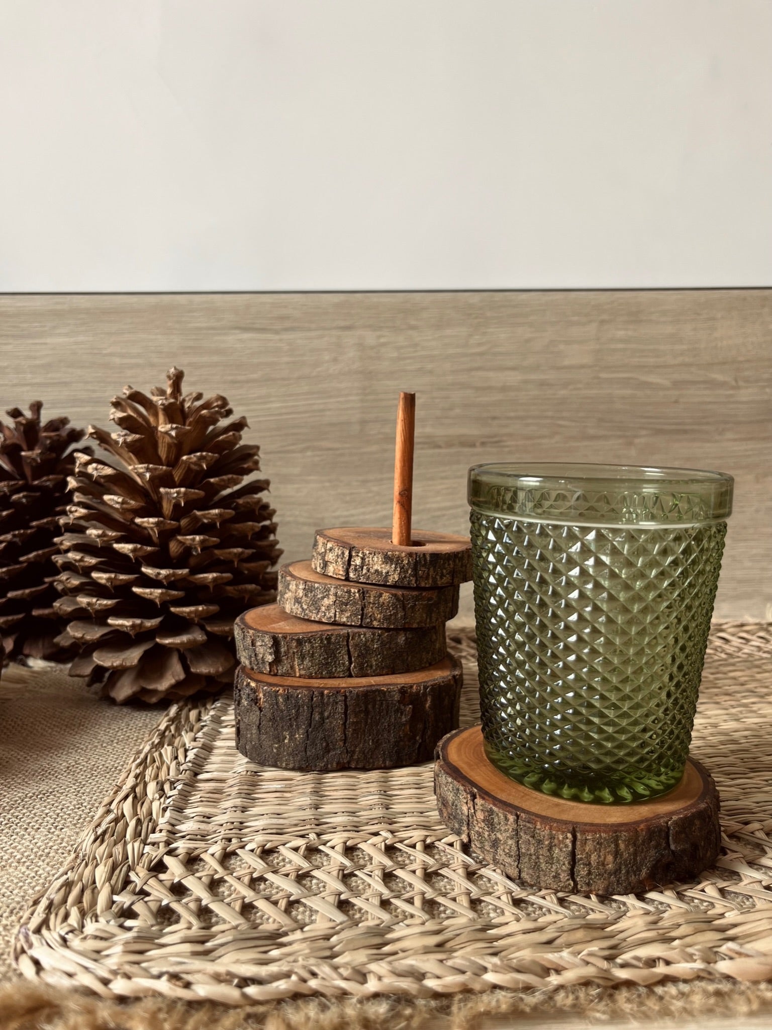 Posavasos de Madera de Olivo
