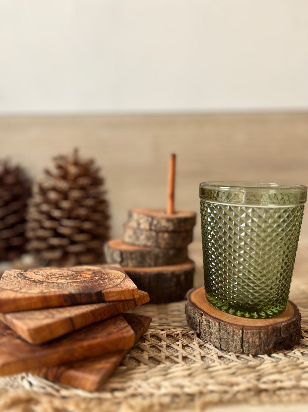 Posavasos de Madera de Olivo