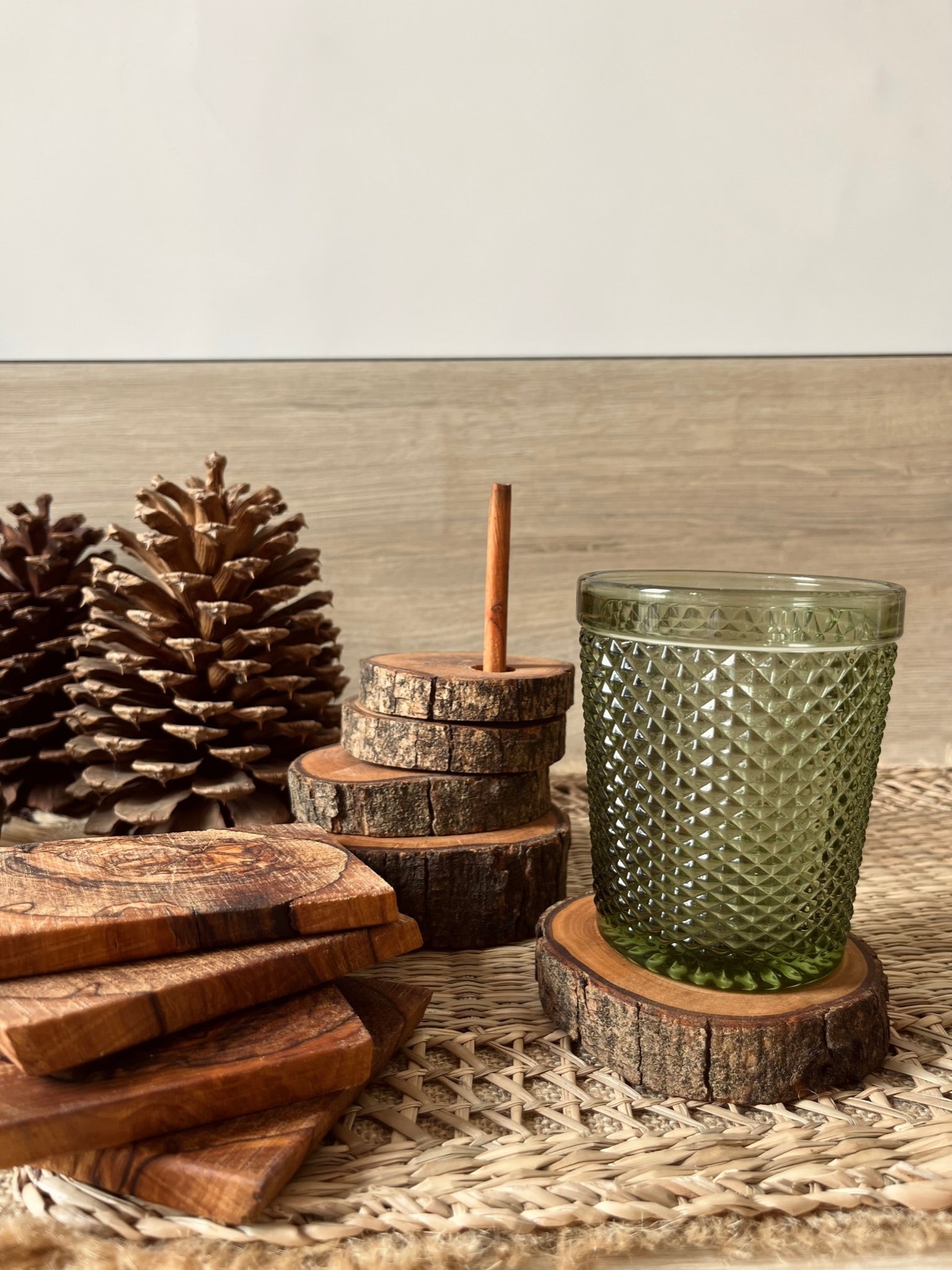 Posavasos de Madera de Olivo