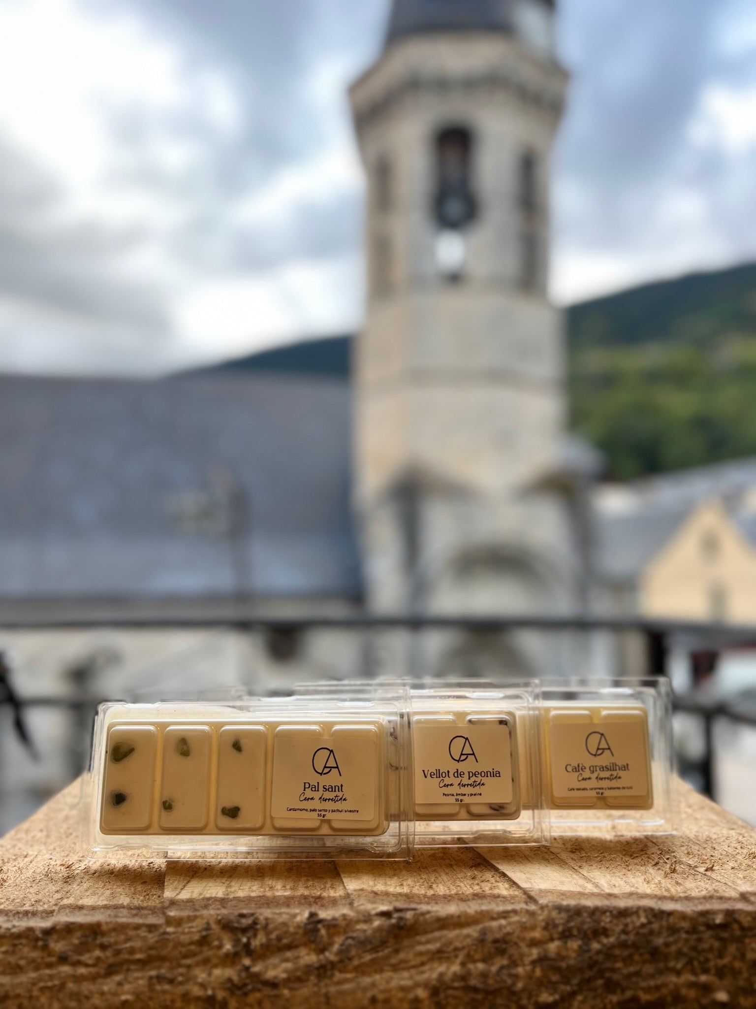 Tabletas de cera derretida