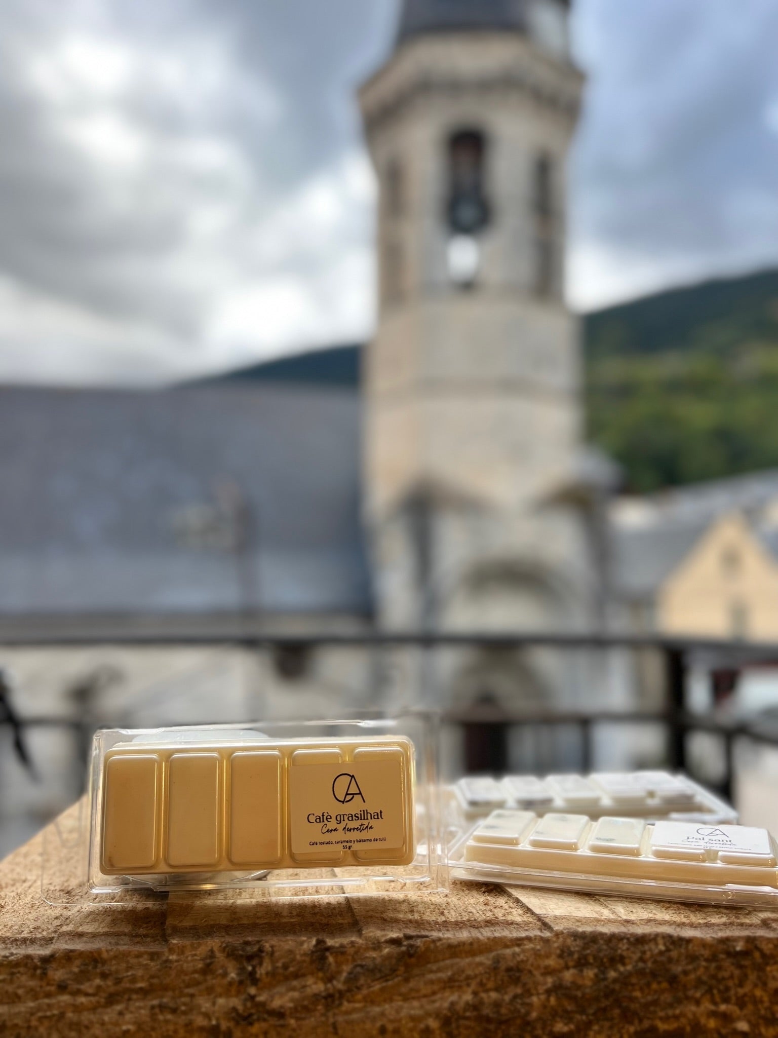 Tabletas de cera derretida