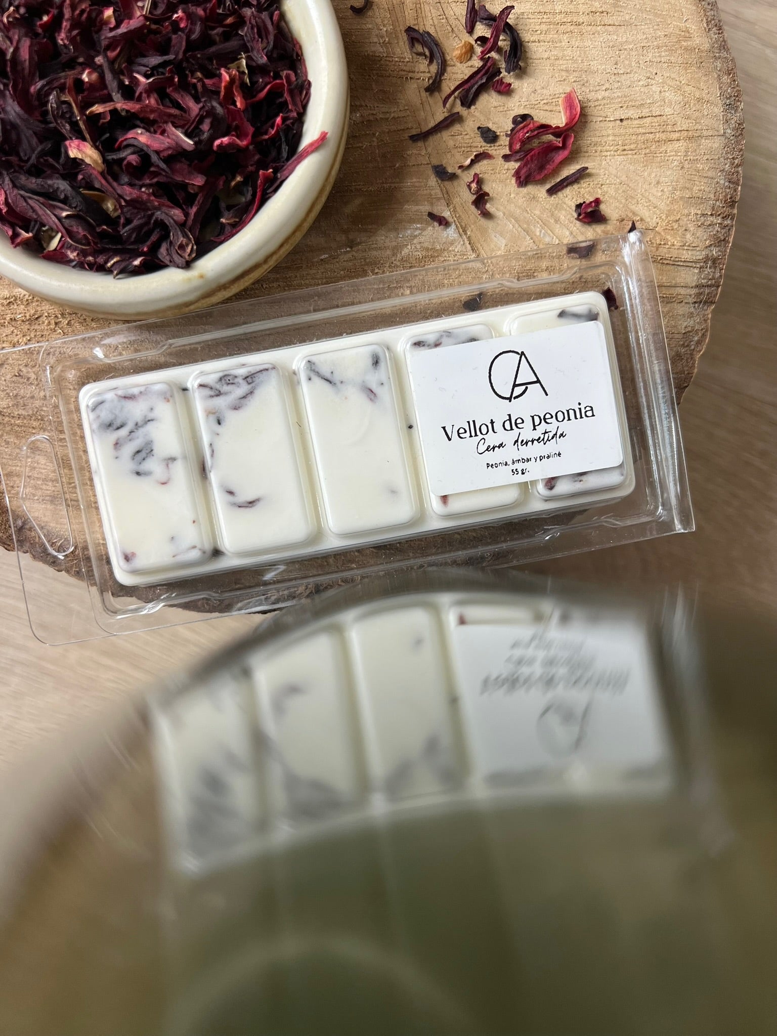 Tabletas de cera derretida