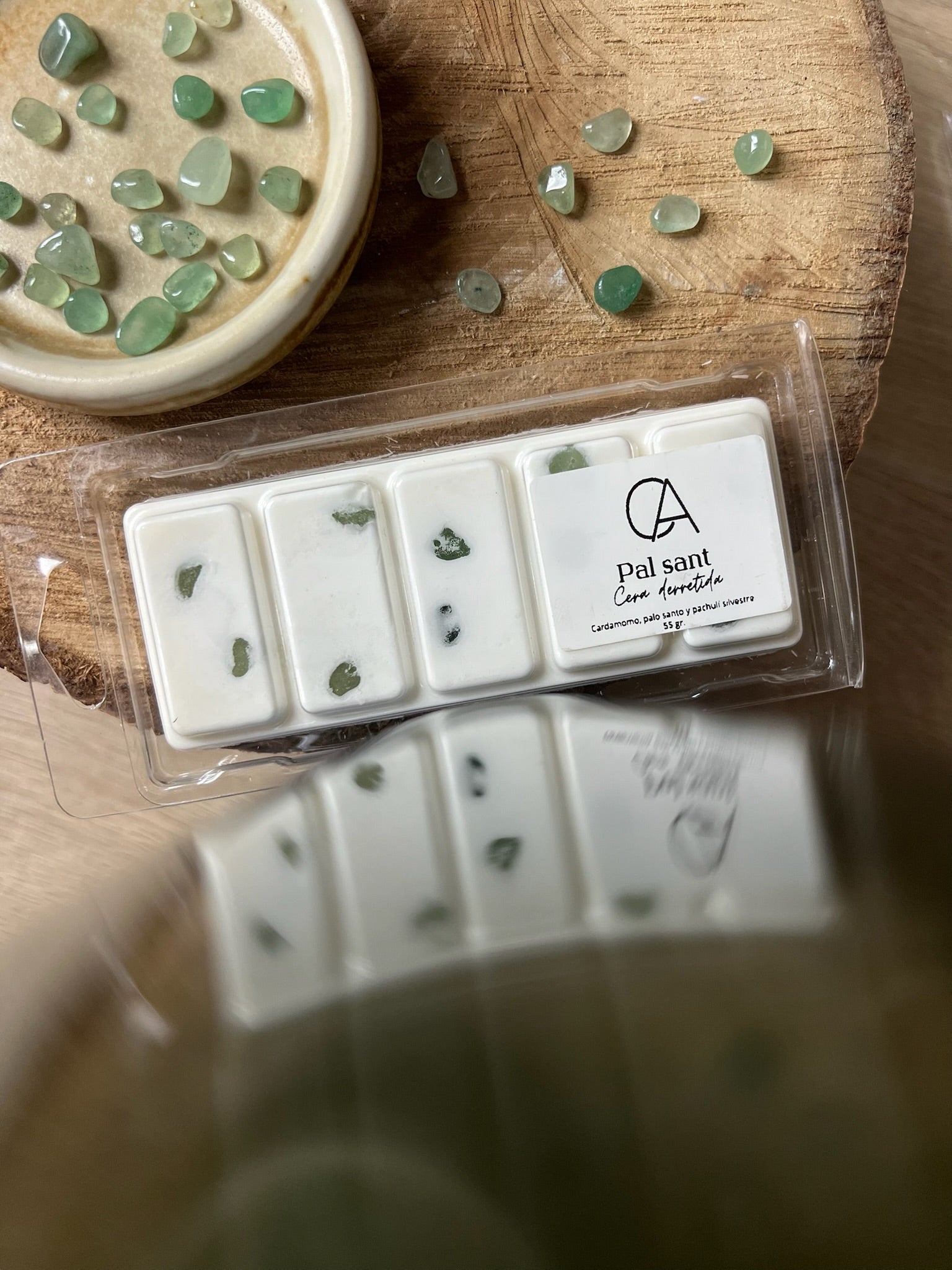 Tabletas de cera derretida