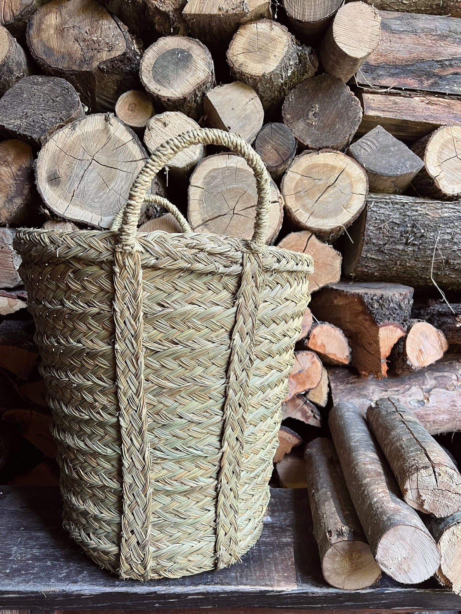 Capazo Alto de Esparto