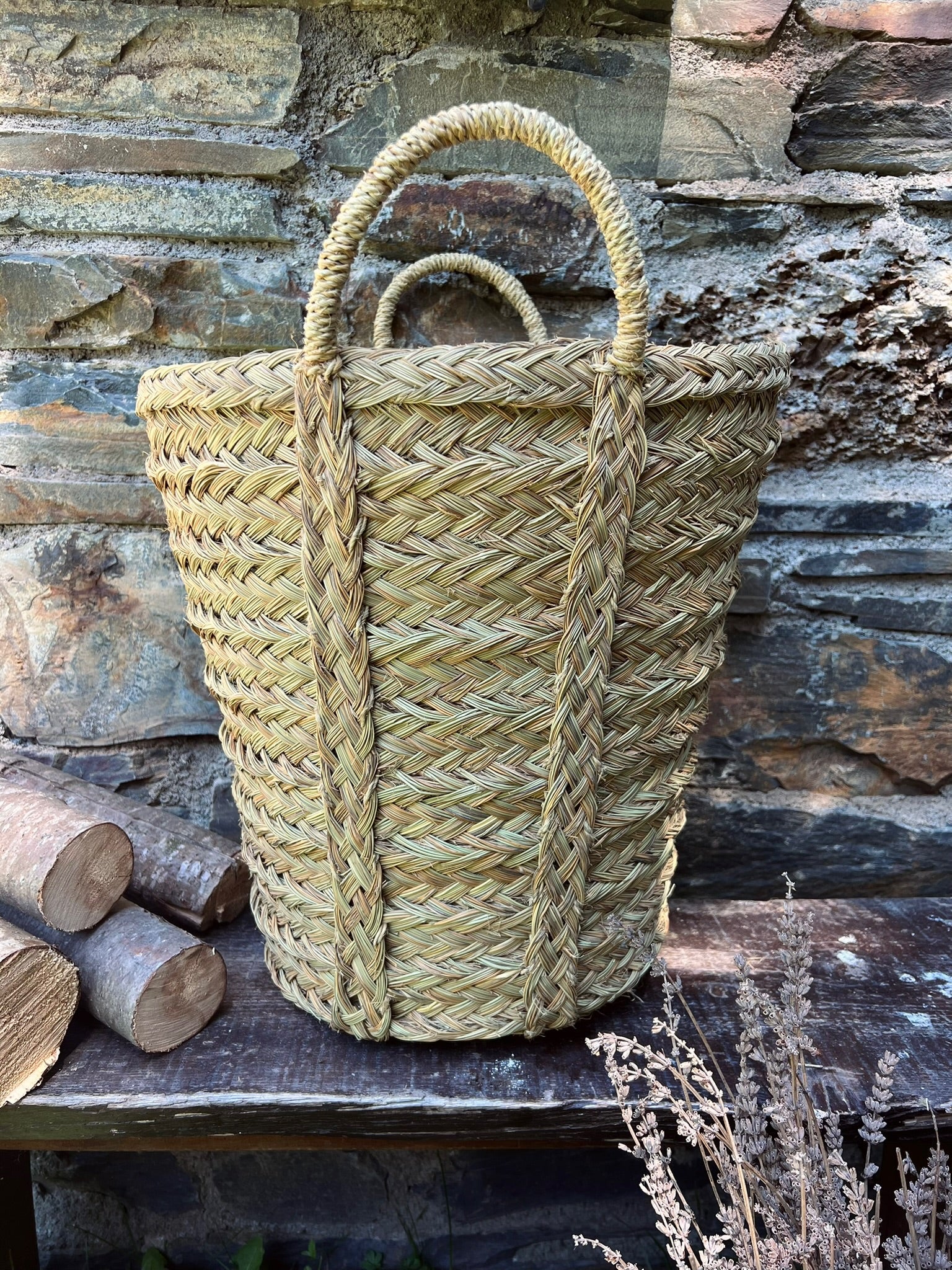 Capazo Alto de Esparto