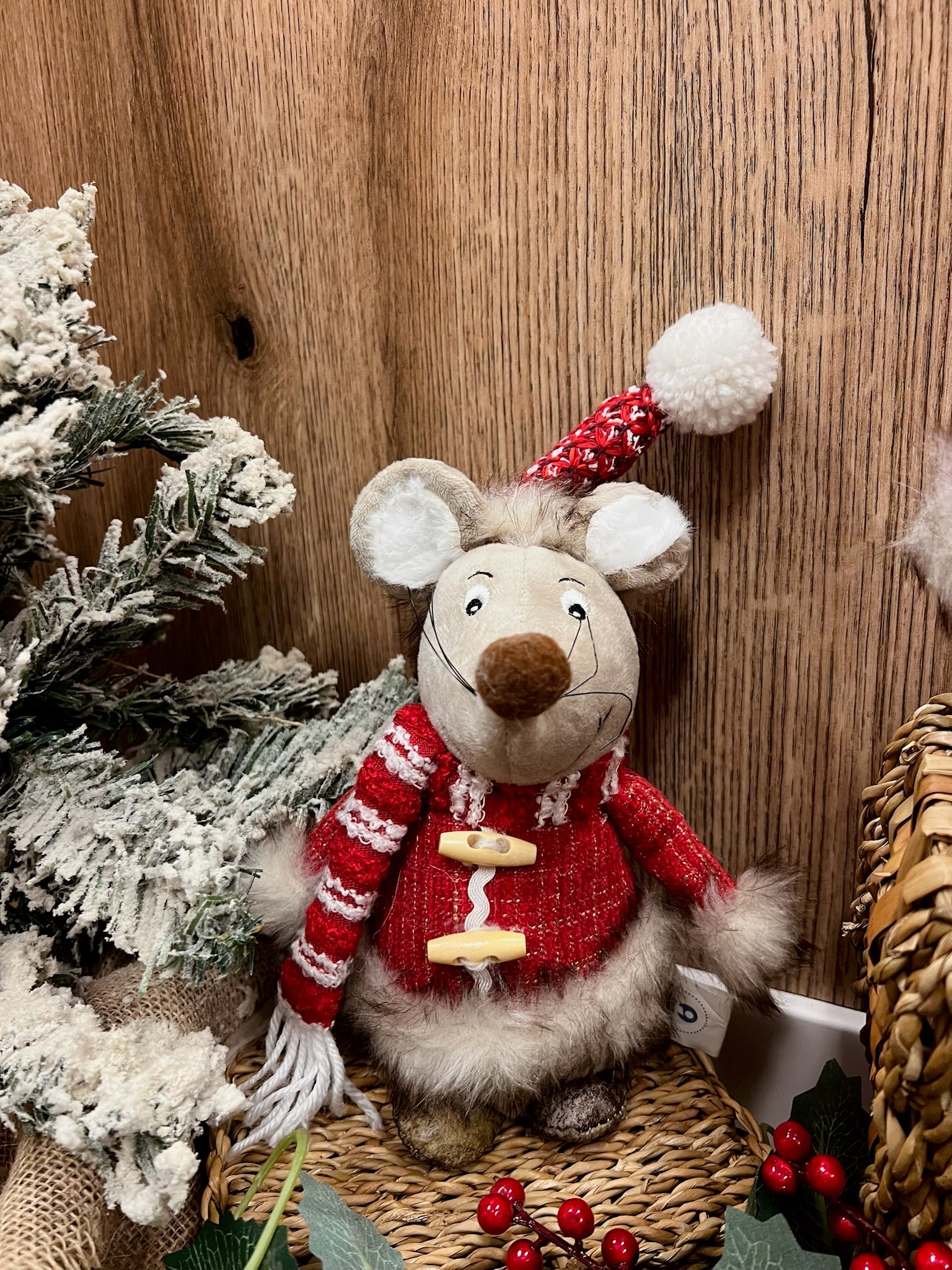 Figura Ratón Navideño 🐭🎄