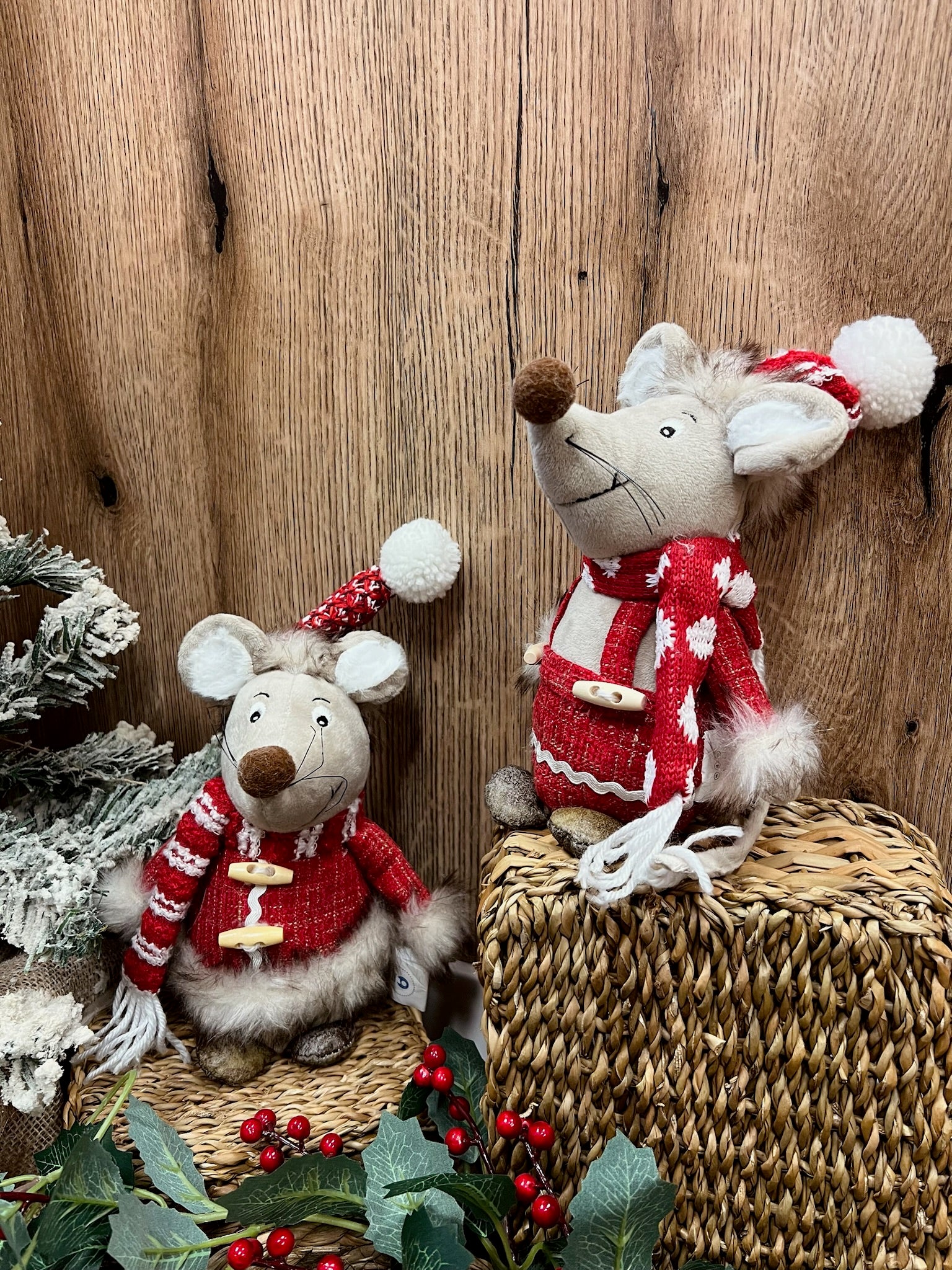 Figura Ratón Navideño 🐭🎄