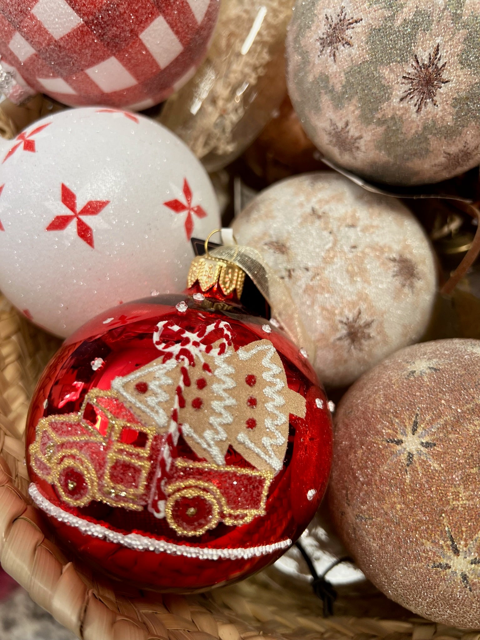 Bola de Cristal con Coche y Árbol