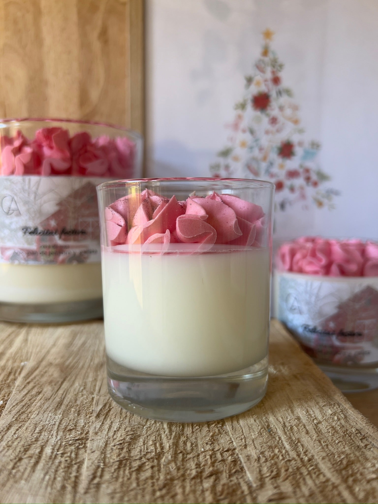 Vela Felicitat Festiva "Felicidad festiva" Edición Navidad 🎄✨