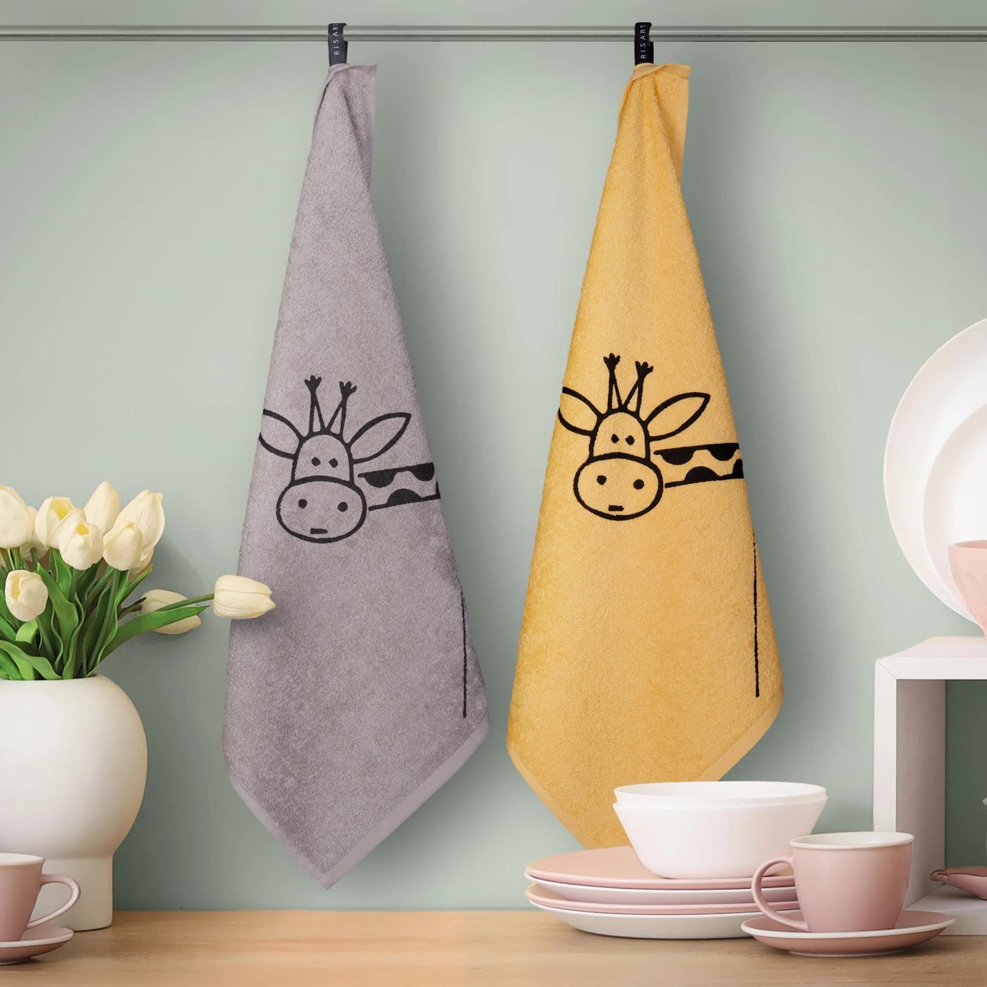 Jirafa paño de  cocina