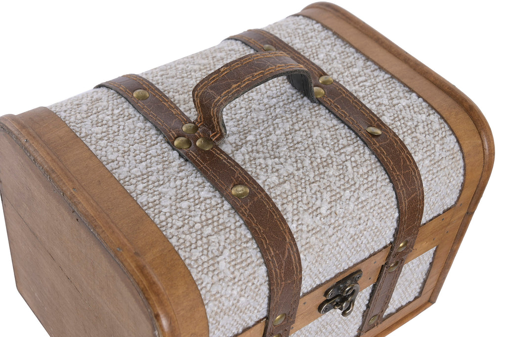 Caisse/coffre en bois et polyester