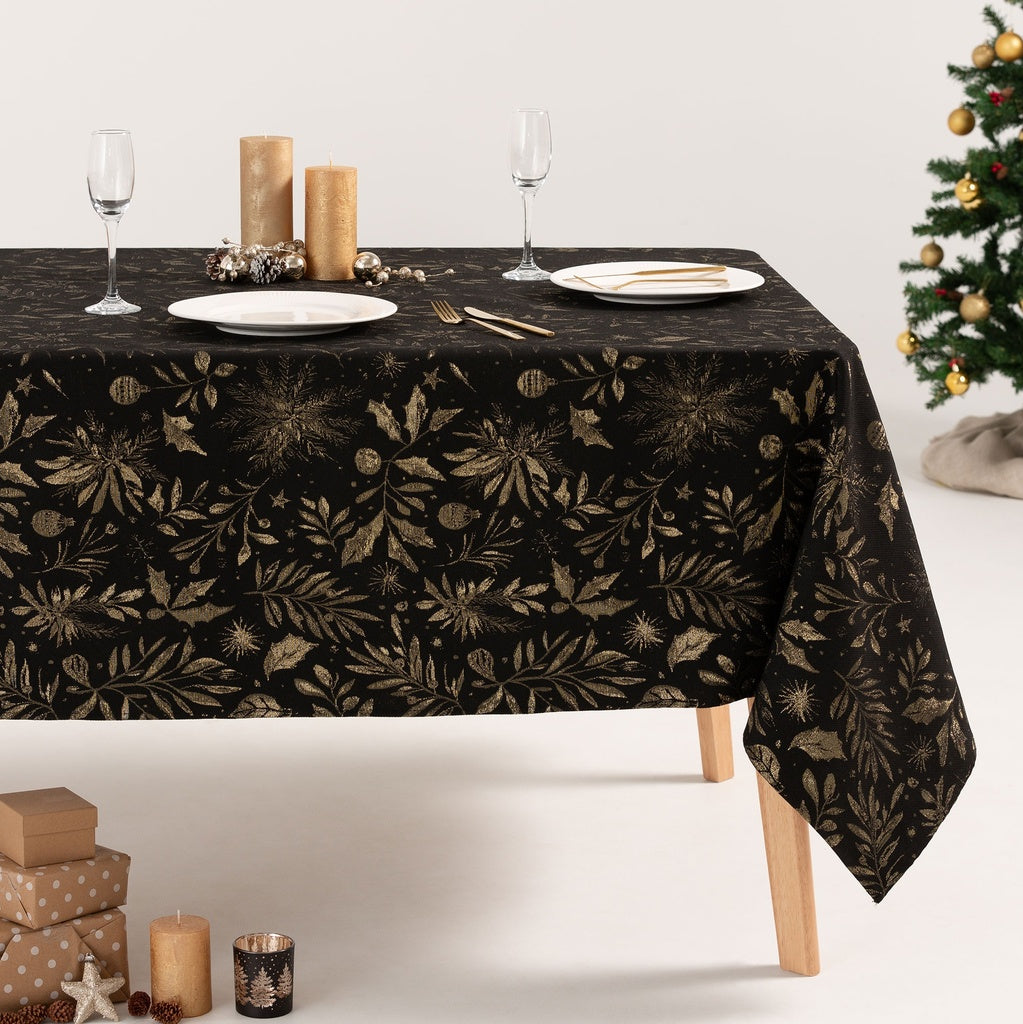 Mantel Jacquard Navidad FLENOR Elegancia Festiva 🎄✨