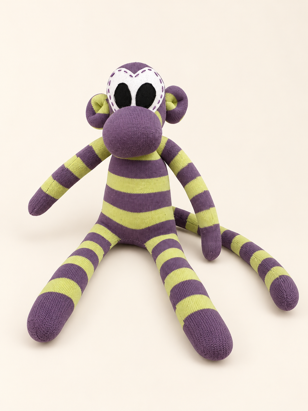 Mono de Calcetines Artesanal – Chisporreta Becky 🐒🧵