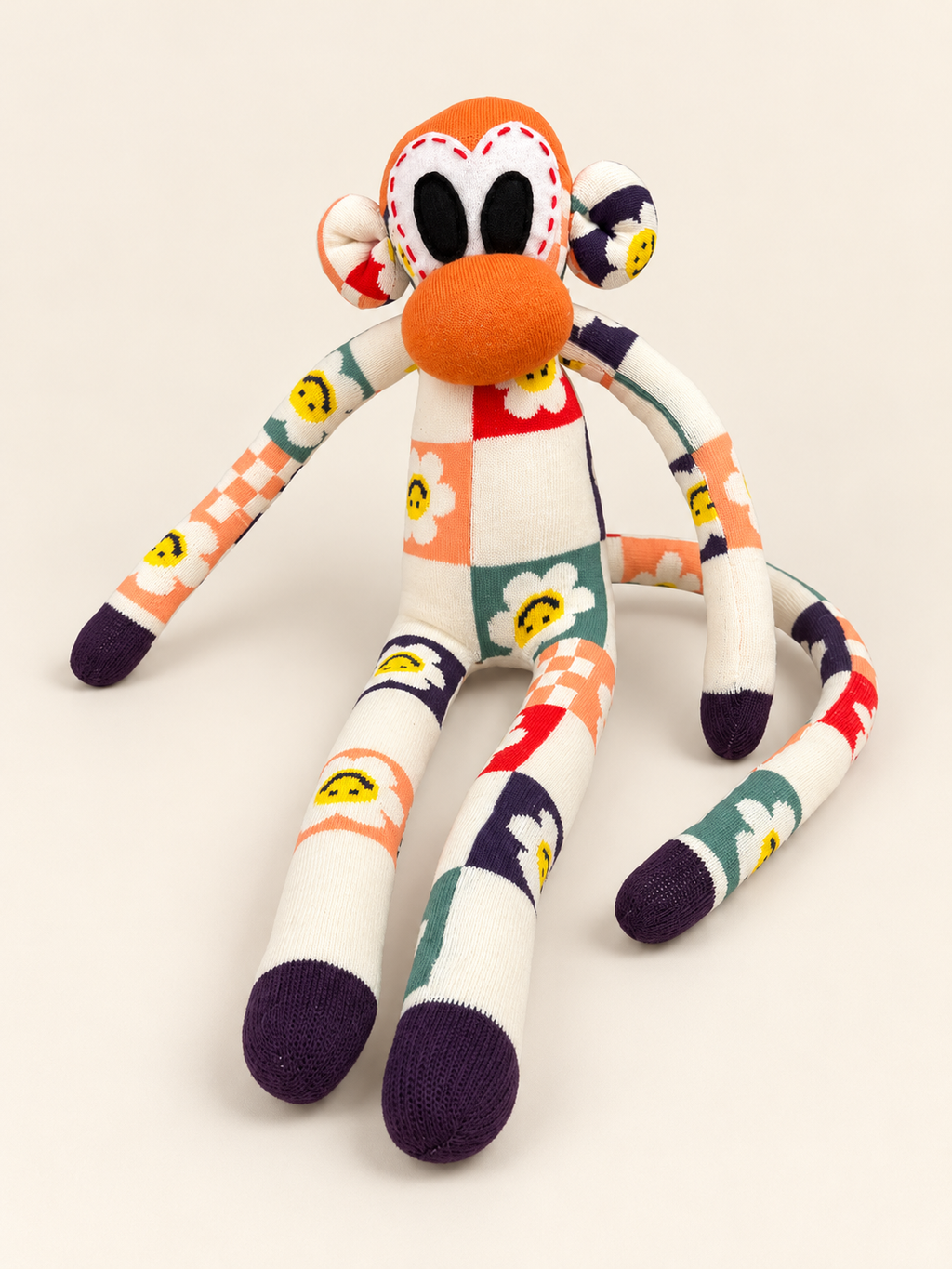 Mono de Calcetines Artesanal – Chisporreta Becky 🐒🧵