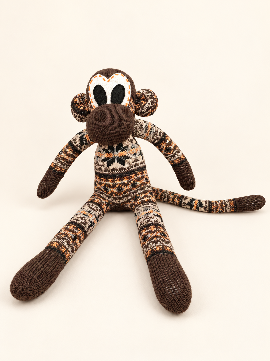 Mono de Calcetines Artesanal – Chisporreta Becky 🐒🧵
