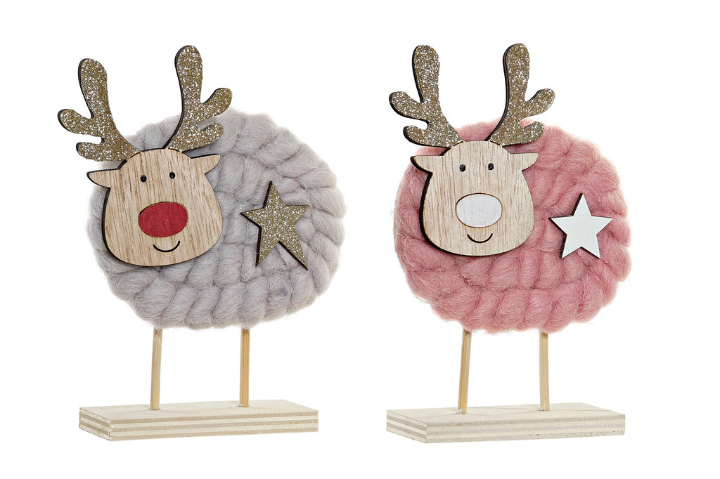 Decoración Reno de madera