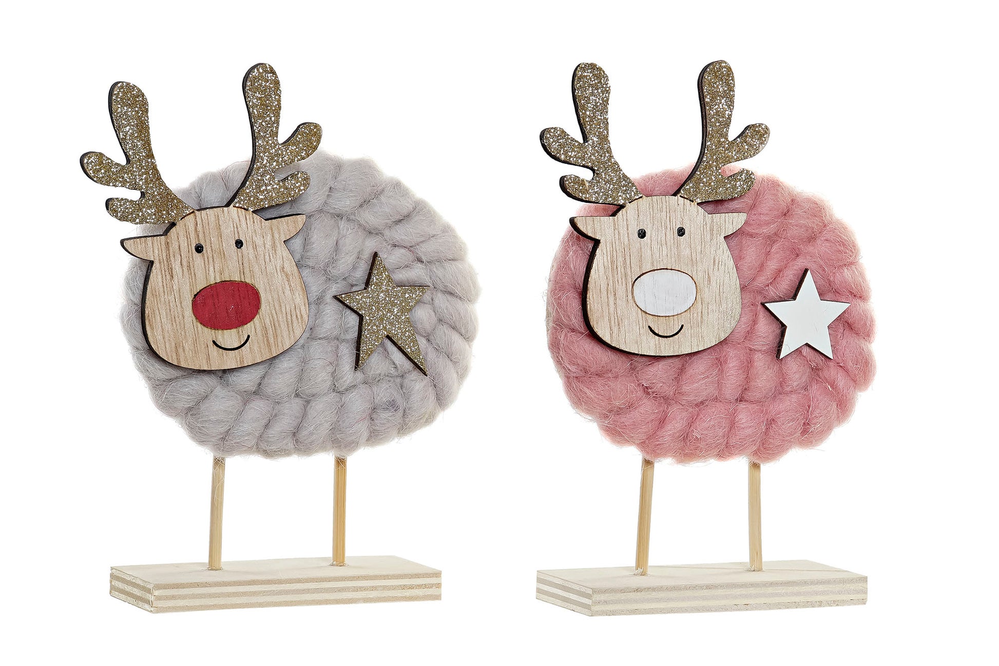 Decoración Reno de madera