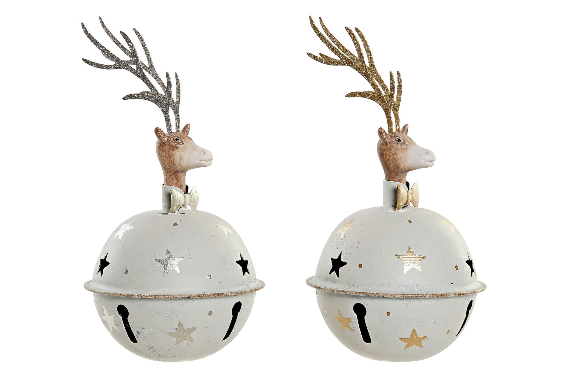 Figura Reno de metal con estrella ✨🦌