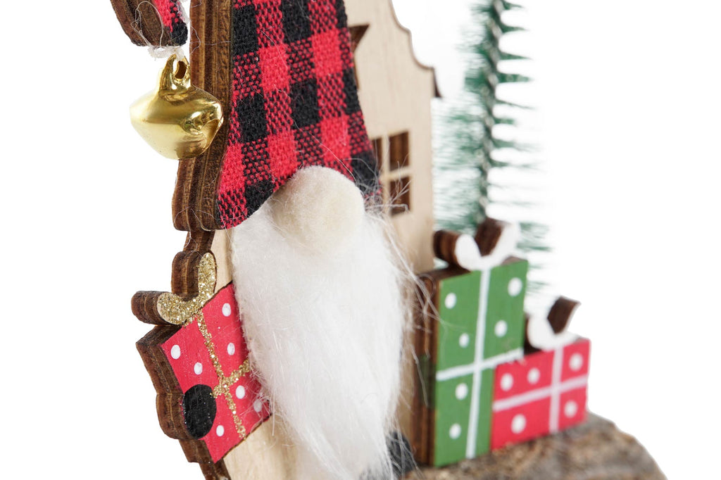 Gnomo con casa y árbol 🎄✨