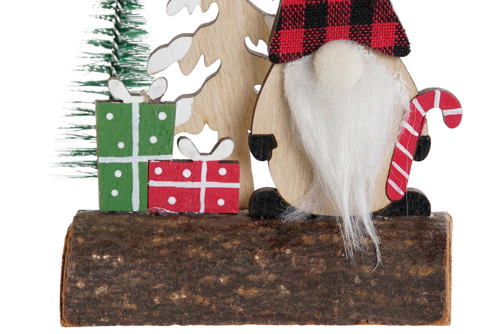 Gnomo con casa y árbol 🎄✨