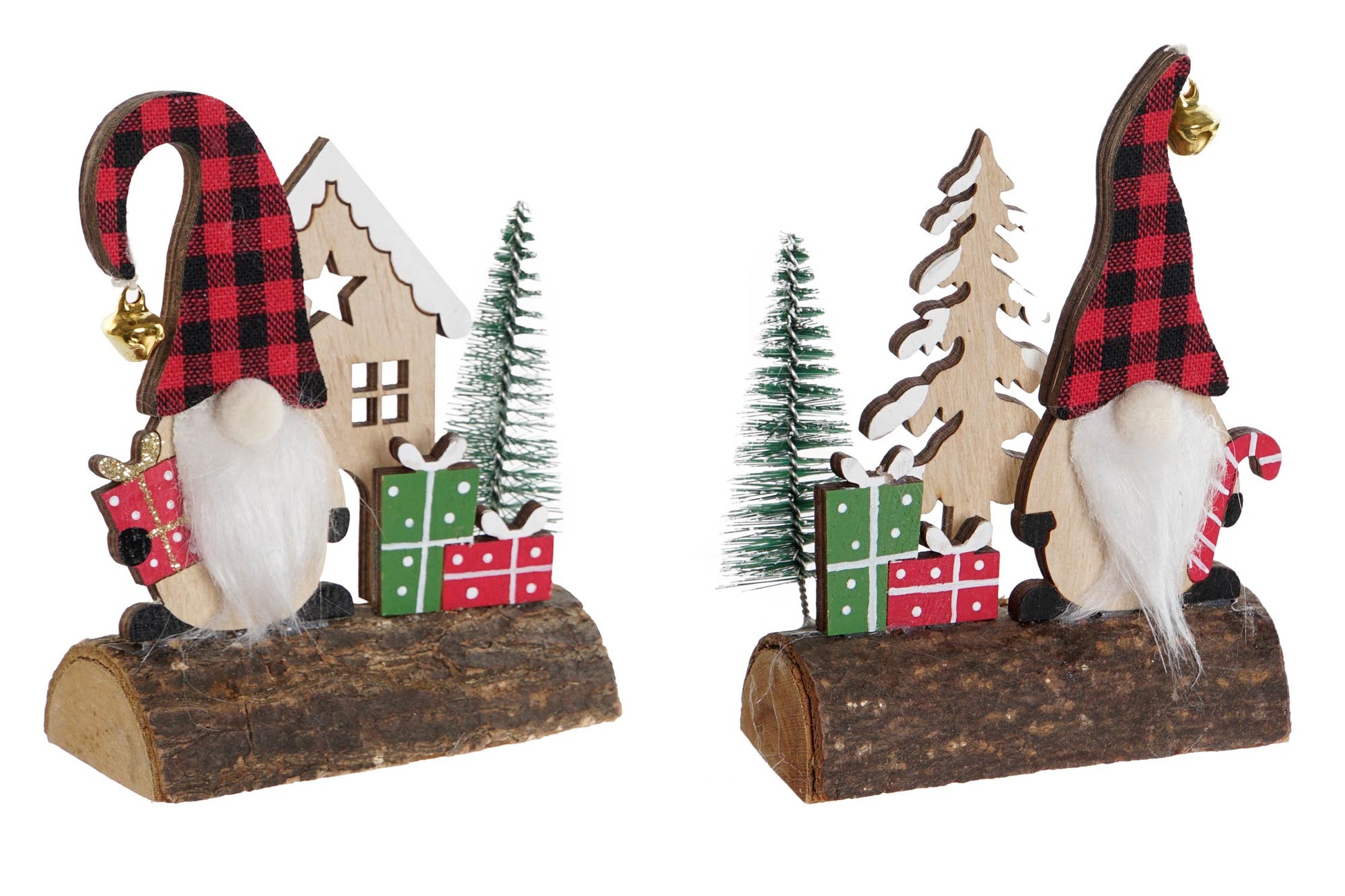 Gnomo con casa y árbol 🎄✨