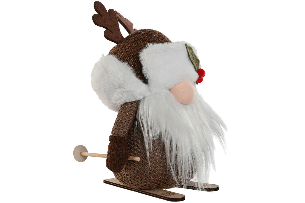 Figura de gnomo multicolor