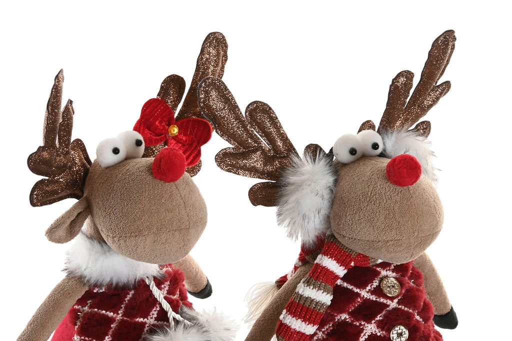 Figura Reno Navideño con ropa invernal 🦌✨