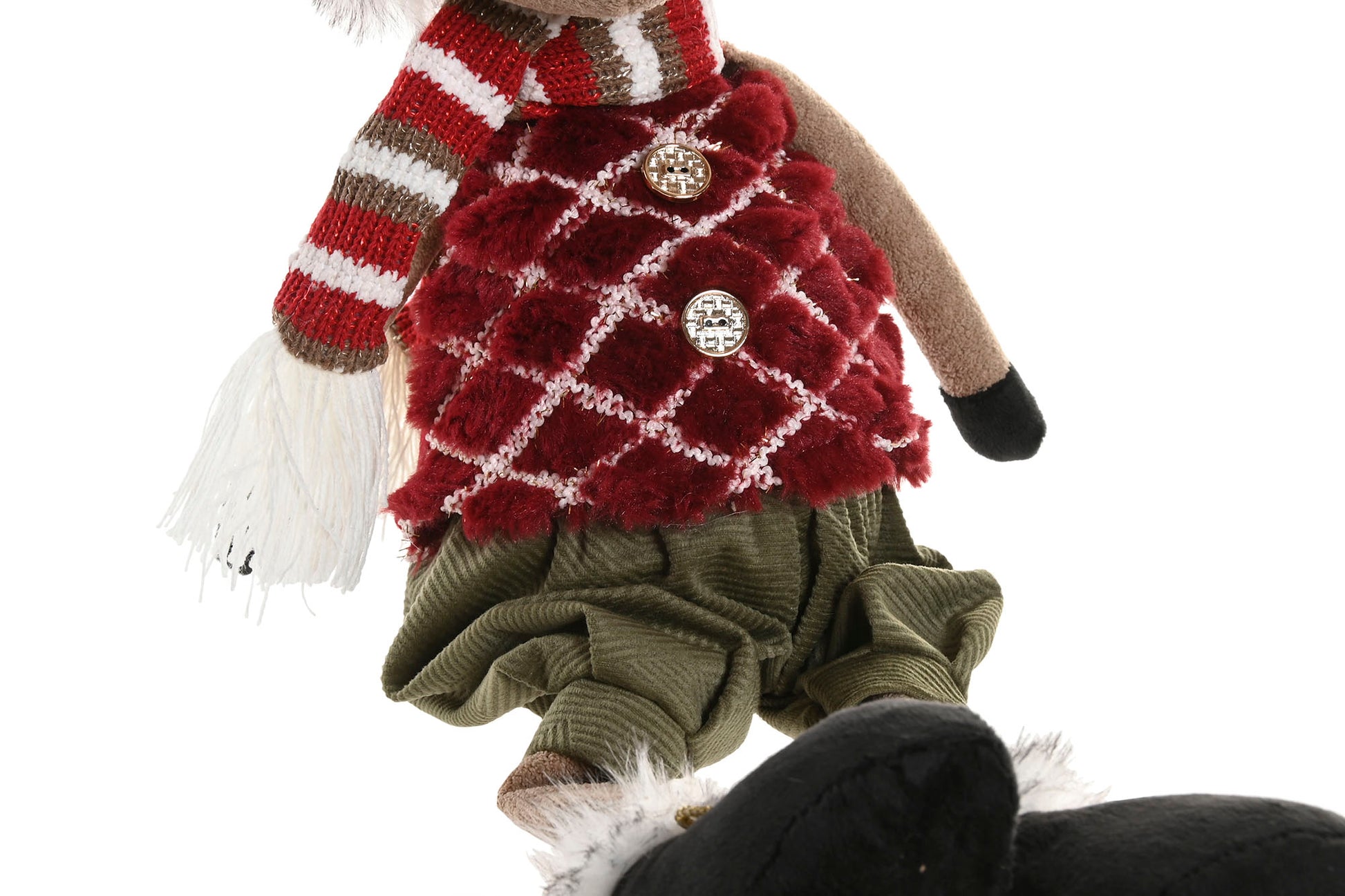 Figura Reno Navideño con ropa invernal 🦌✨