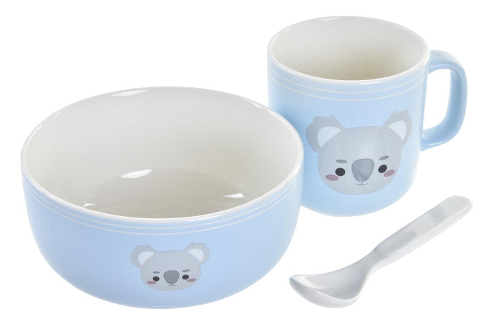 Vajilla infantil – Set de 5 piezas “Koala Azul”