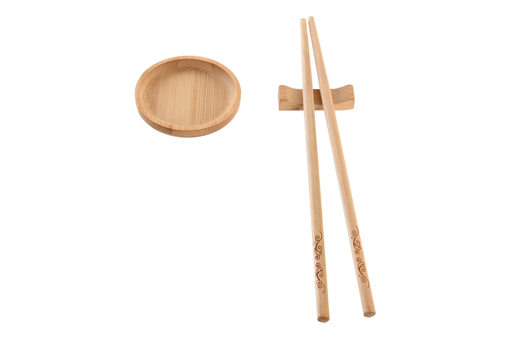 Set de Sushi 10 Piezas – Bambú Natural 🍣🎋